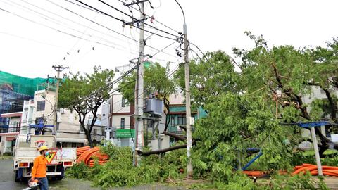 PC Đà Nẵng đem nguồn điện sáng về lại sau bão Noru