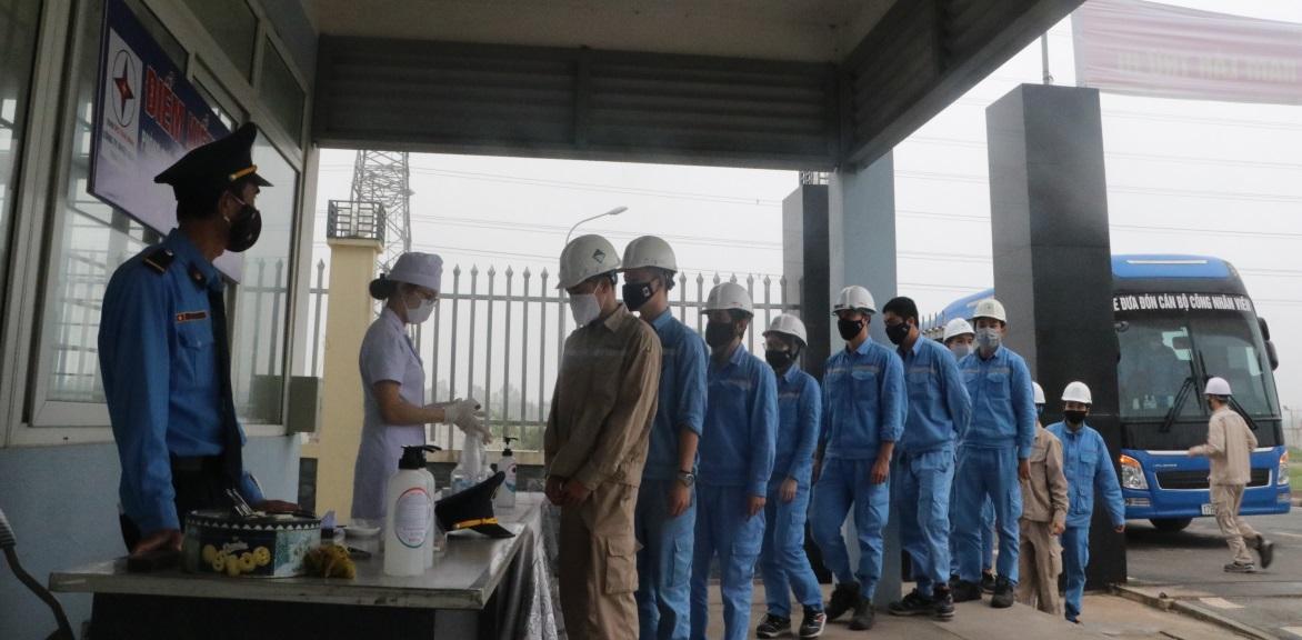 Nhiệt điện Thái Bình chủ động nhiều biện pháp bảo vệ người lao động ứng phó với COVID-19
