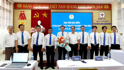 Đại hội Đại biểu Công đoàn CSTV Truyền tải điện Quảng Bình lần thứ XI, nhiệm kỳ 2022 - 2027