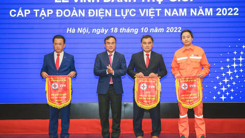 EVN tổ chức Lễ vinh danh Thợ giỏi cấp Tập đoàn Điện lực Việt Nam năm 2022