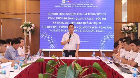 Công trình đường dây 500kV Quảng Trạch – Dốc Sỏi sẵn sàng đóng điện nghiệm thu kỹ thuật