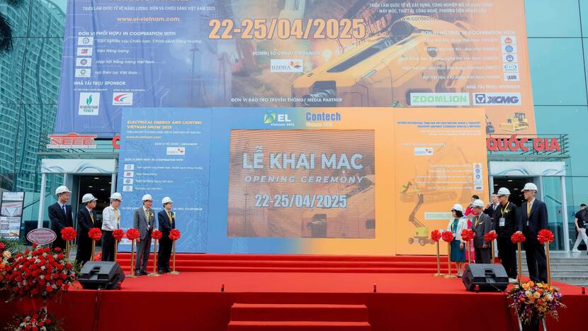 Khai mạc triển lãm CONTECH VIETNAM 2025 và EL VIETNAM 2025
