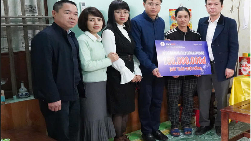 Công đoàn PC Hải Dương thăm hỏi, hỗ trợ gia đình người lao động